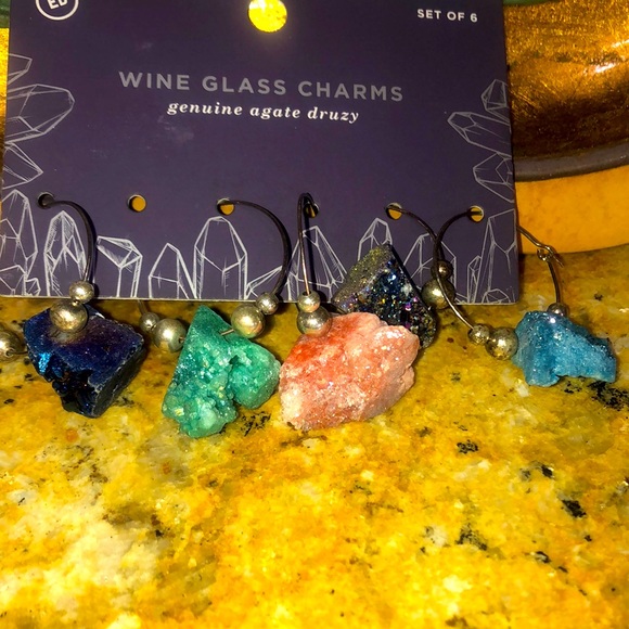 Other - Beautiful wine glass charms